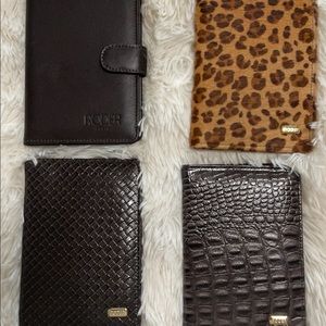 Brazilian leather passport wallets